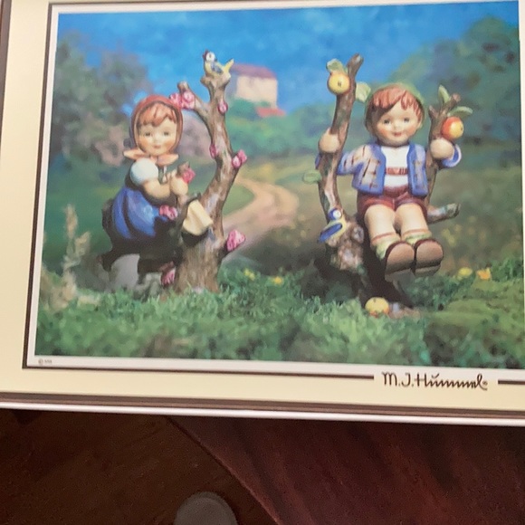 4 vintage Hummel cork board placemats - Picture 1 of 7